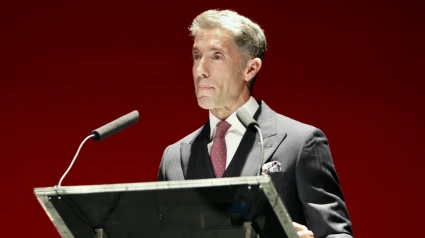Manuel Escribano durante el pregón taurino de la Feria de Hogueras 2025