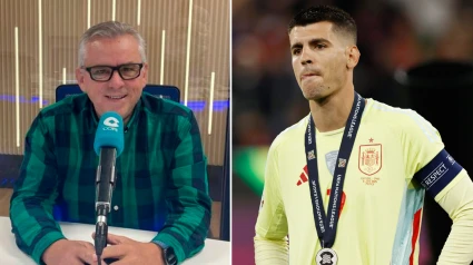 Roberto Palomar y Álvaro Morata