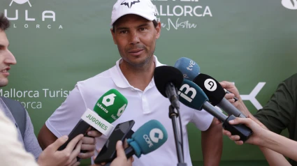 Rafa Nadal en la Batalla de las Estrellas de Golf en Mallorca
