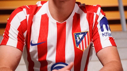 Así será la equipación del Atlético de Madrid para la temporada 2025/2026.