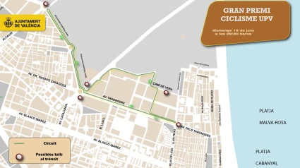 Mapa de la carrera ciclista