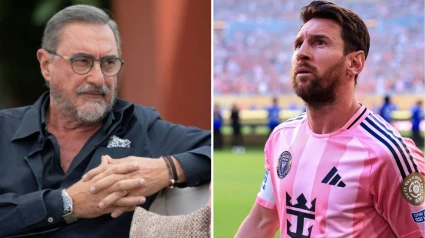 Carlos Herrera y Leo Messi
