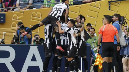 Los jugadores del Botafogo celebran uno de los goles ante el Seattle Sounders