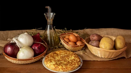 Ingredientes para tortilla de patatas