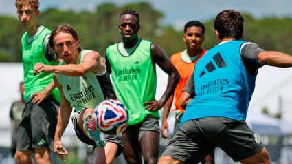 Entrenamiento Real Madrid