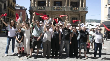 Yala Nafarroa con Palestina lanzará el Chupinazo anunciador de las fiestas de San Fermín