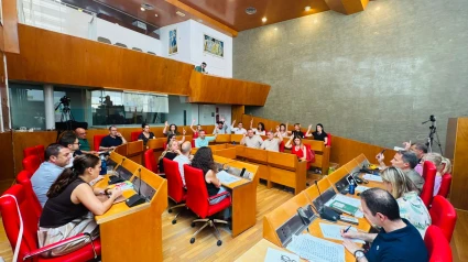 Sesión del pleno municipal de Lorca en la que se ha aprobado el plan económico financiero