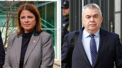 Adriana Lastra y Santos Cerdán