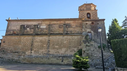 Iglesia de San Martín de Nueno, una de las que fueron intervenidas gracias al primer convenio