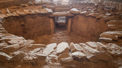Cámara circular del sepulcro de Huerta Montero