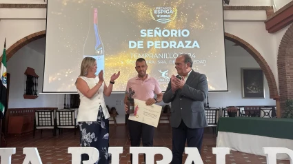 El vino Señorío de Pedraza, elaborado por la cooperativa Nuestra Señora de la Soledad, de Aceuchal, ha conseguido por segundo año consecutivo el premio Gran Espiga