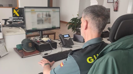 Agente de la Guardia Civil en Palencia