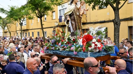 Imagen de archivo de la procesión de la Virgen del Carmen en el Barrio Pesquero de Santander.AYUNTAMIENTO DE SANTANDER16/7/2024
