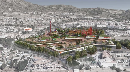 Infografía del nuevo parque de atracciones Tívoli