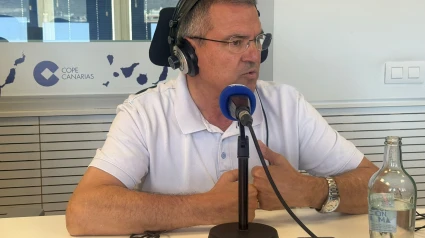 Félix Hernández, durante la entrevista de este miércoles en los estudios de Cope Tenerife.