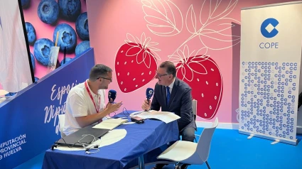 José Manuel Zamora, vicepresidente de la Diputación del Huelva, durante la entrevista