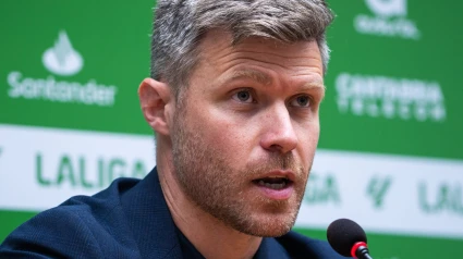 Mikel Martija en rueda de prensa