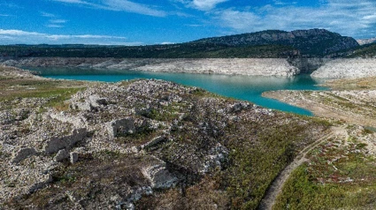 Blancafort de Noguera, uno de los pueblos despoblados que aparecen en la exposición.El Palau Robert de Barcelona acoge desde este miércoles y hasta el 7 de septiembre la exposición 'La Catalunya emergida. Descubrimiento del país que quedó bajo el agua', sobre el pasado de los territorios de Catalunya que se inundaron para construir pantanos a lo largo del siglo XX.CATALUÑA ESPAÑA EUROPA BARCELONA SOCIEDADPALAU ROBERT