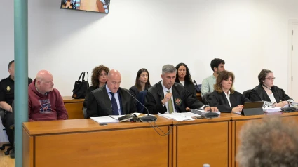 Una de las sesiones del juicio en la Audiencia Provincial de A Coruña