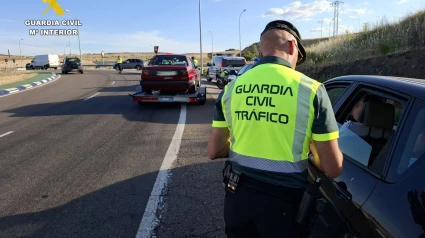 Control de tráfico de la Guardia Civil