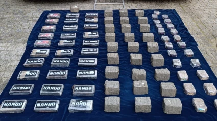 Los 70 kilos de droga incautada