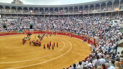 Paseillo del espectáculo taurino del Jueves de Corpus en Granada