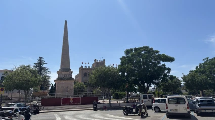 Es Born preparativos sant joan