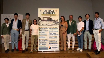 Acto de presentación de los carteles de la Feria de Las Navas del Marqués (Ávila)
