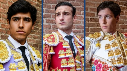 Luis David Adame, Molina y Cristian Parejo, este domingo en Las Ventas