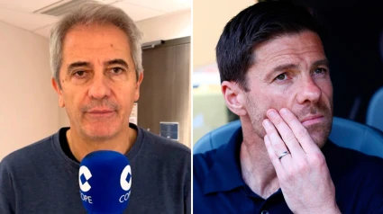 Manolo Lama y Xabi Alonso