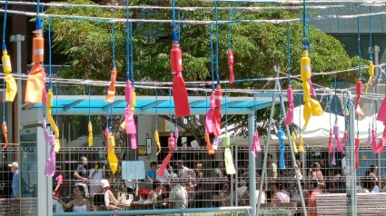 Mascletà de Luceros en Alicante.