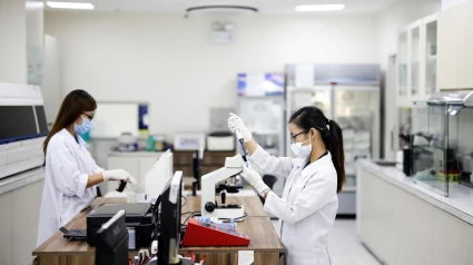 Imagen de un laboratorio en un hospital