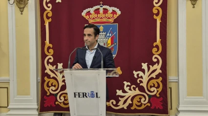 El alcalde de Ferrol, José Manuel Rey Varela, este lunes, tras la Junta de Gobierno
