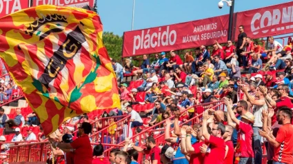 La afición del Nástic, incondicional de su equipo