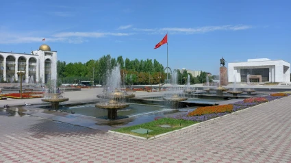 Plaza de Bishkek, Kirguistán