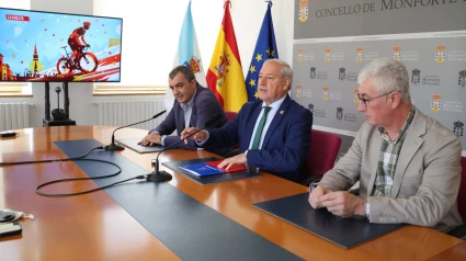 Presentación da etapa de La Vuelta en Monforte