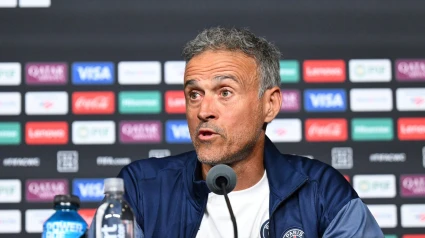 Luis Enrique, en rueda de prensa durante el Mundial de Clubes