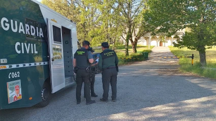 Agentes de la Guardia Civil en una operación anterior