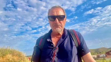 Carlos Herrera en el Camino de Santiago