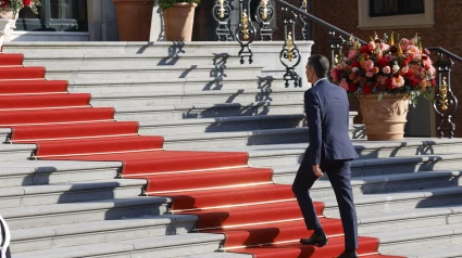 El presidente del Gobierno de España a su llegada a la Cumbre de la OTAN