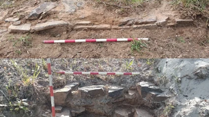 Zona en la que aparecieron los restos