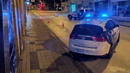 Coche de la Policía Local en Lugo