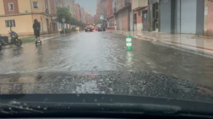 Imagen de las graves inundaciones en Valladolid del pasado tres de junio