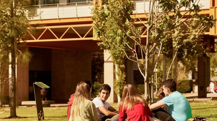 Alumnos de la USAL en el Campus Miguel de Unamuno