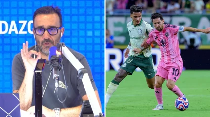 Juanma Castaño y  Leo Messi