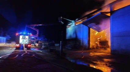 Estado que presentaba la nave a la llegada de los bomberos