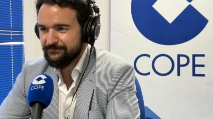 Joaquín Zapata, en los estudios de COPE