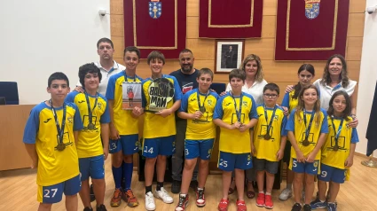 Recepción al Club Balonmán Narón