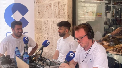 Jorge Mariscal y Caleb Melguizo de La M.O.D.A. en el especial de COPE Burgos