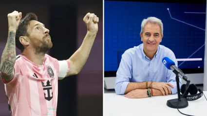 Manolo Lama y Messi